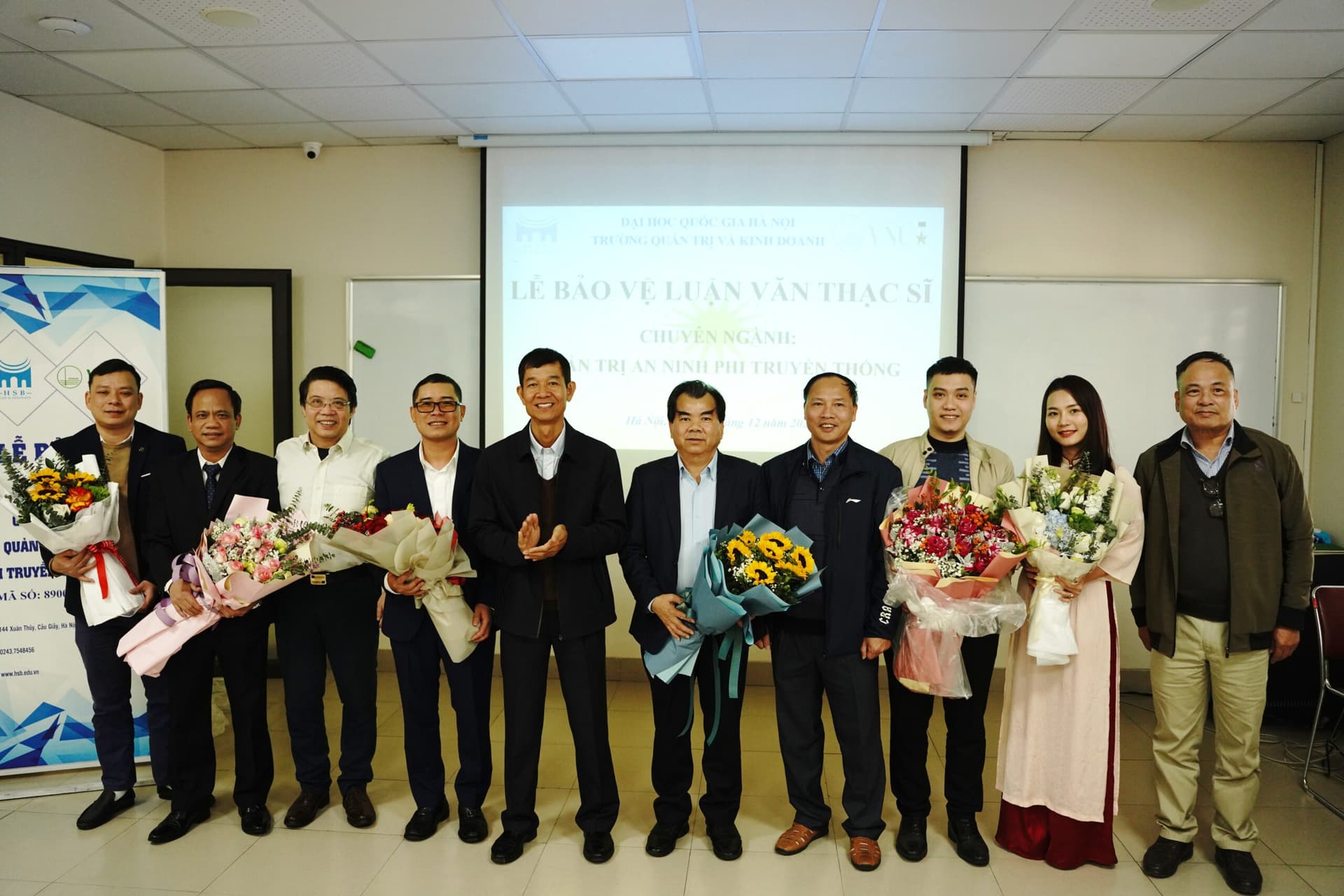 Lễ Bảo vệ luận văn Thạc sĩ chuyên ngành Quản trị An ninh phi truyền thống